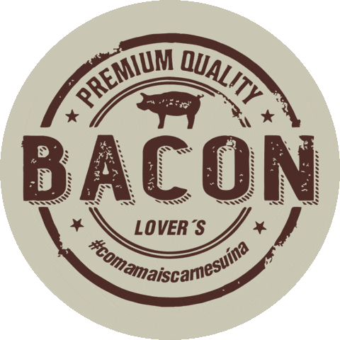 Bacon Lovers Sticker by Vetanco