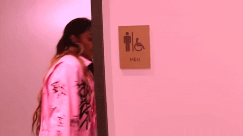 victoria monet bathroom GIF by Ariana Grande