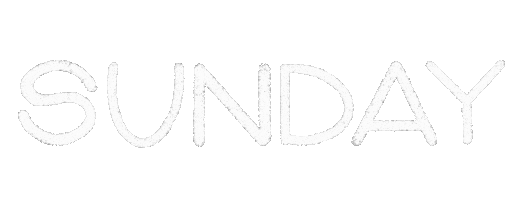 Weekend Sunday Sticker by letterbube