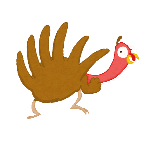 Thanksgiving Day Sticker by ToonTownClown