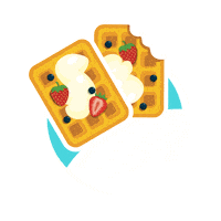 Summer Waffles Sticker by visit.sopot.pl