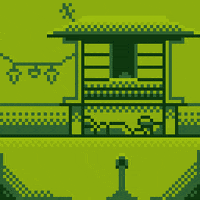 Nubmark pixel pixelart house power GIF