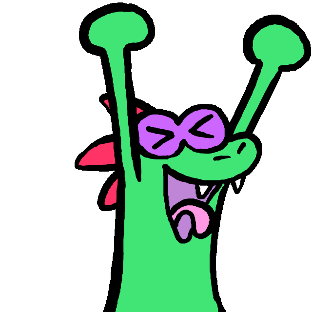 Excited Celebration Sticker