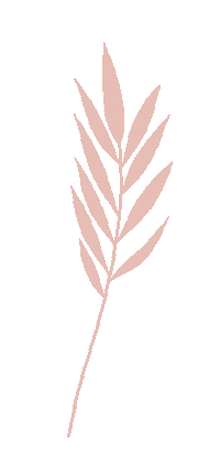 Pink Leaves Sticker