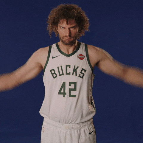 Robin Lopez Basketball GIF by Milwaukee Bucks