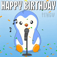 Happy Birthday Singing GIF by Pudgy Penguins