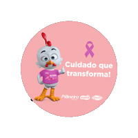 Rosa Frase Sticker by Grupopioneiro