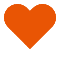 Orange Love Sticker by OCSTYLE
