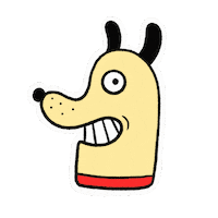 Happy Dog Sticker