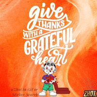 Gratitude Thank You GIF by Zhot