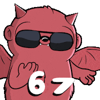 6 7 Fug Sticker by Fugz Official