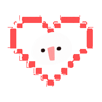 Heart Tmd Sticker by 0-0