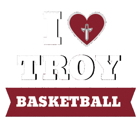 mytroyu troy basketball Sticker by troyuniversity