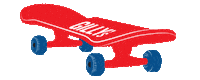 drinkgillys skate skateboard american lager Sticker