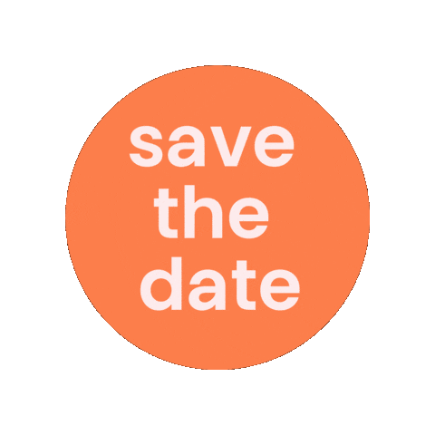 Save The Date Sticker by Aspex Portsmouth