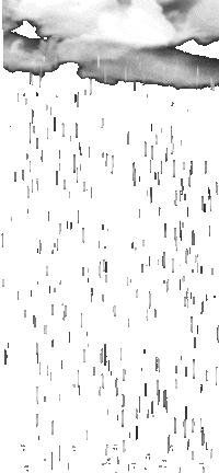 Raining Winter Storm Sticker