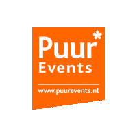 puureventsamsterdam logo sticker star bounce Sticker