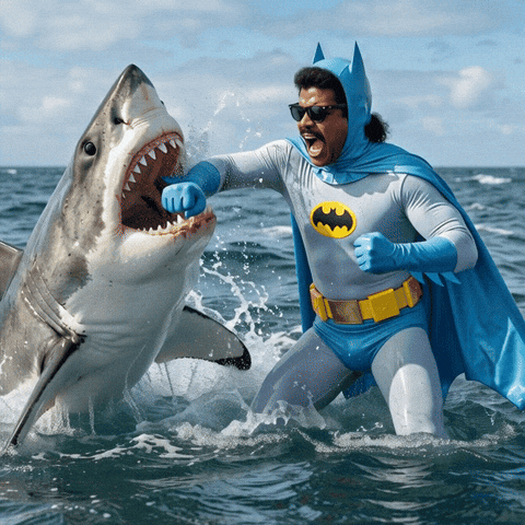 Angry Shark Week GIF by Jukebox Saints