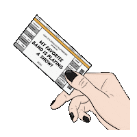 Lets Go Ticket Sticker