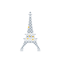 samaritaineparis paris france sparkling tower Sticker