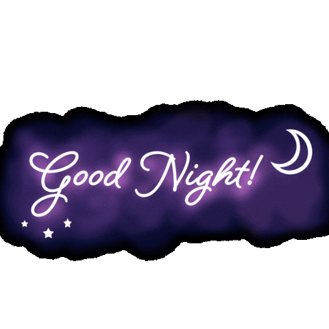 good night Sticker by Sempiternis Media & Design