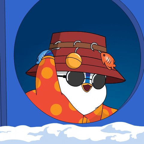 Bye Bye Goodbye GIF by Pudgy Penguins