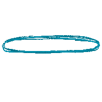 JCCWarszawa link line turquoise jcc Sticker