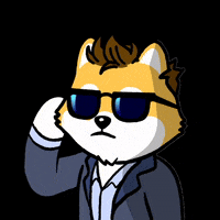 DogelonMars dog meme cool crypto GIF