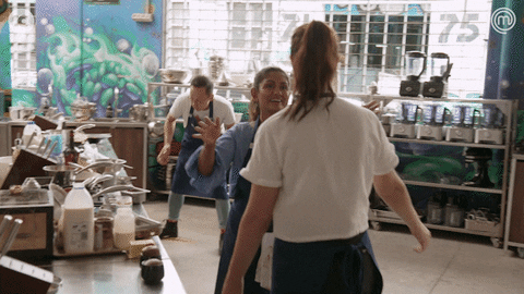 Hugging Love GIF by MasterChefAU