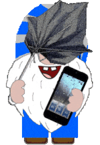 Heavy Rain Gnome Sticker
