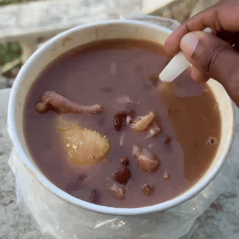 Chicken Soup Eating GIF