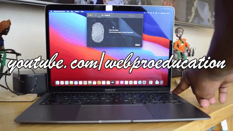 webproeducation giphygifmaker macbook air touch id GIF