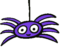 Halloween Spider Sticker by Jelene