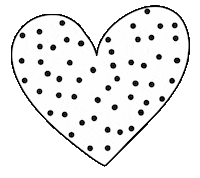 Heart Sticker by Nadine Chaignat