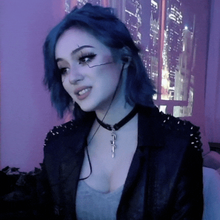 Cute Girl Twitch GIF
