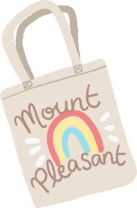 Mount Pleasant Rainbow Sticker by The R & D Group