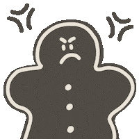 Angry Food Sticker