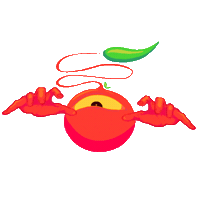 Scritchyapple Sticker