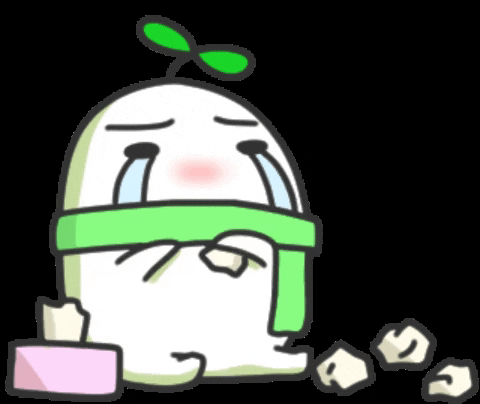 Sad Cry GIF by 水沐柚子rainpomelo