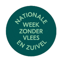 Plant-Based Vegan Sticker by Nationale Week Zonder Vlees