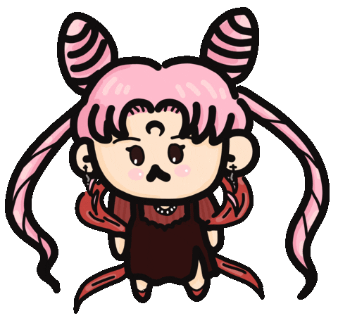 Sailor Moon Dark Sticker by Playbear520_TW