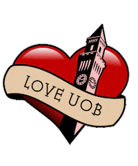 Valentines Day Old Joe Sticker by University of Birmingham