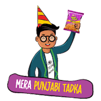 Happy Party Animal Sticker by Bingo Tedhe Medhe