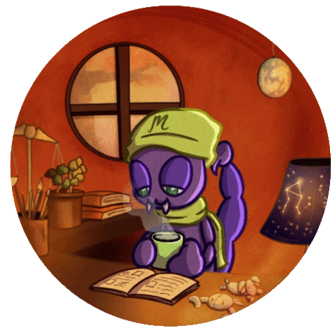 Scorpio Schwa Sticker for iOS & Android | GIPHY