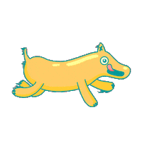 On My Way Running Sticker by guille