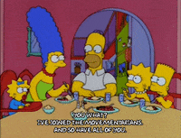 homer simpson eating GIF