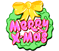 Merry Christmas Sticker by BOMBONATOR_WOLPH
