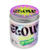 GLOWSuperfoods glow superfoods magicelixir magicgreens Sticker
