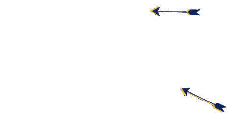 Griffith University Arrow Sticker by Griffith Sport