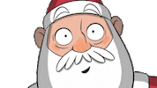 Santa Claus Christmas Sticker by WileyTownsend